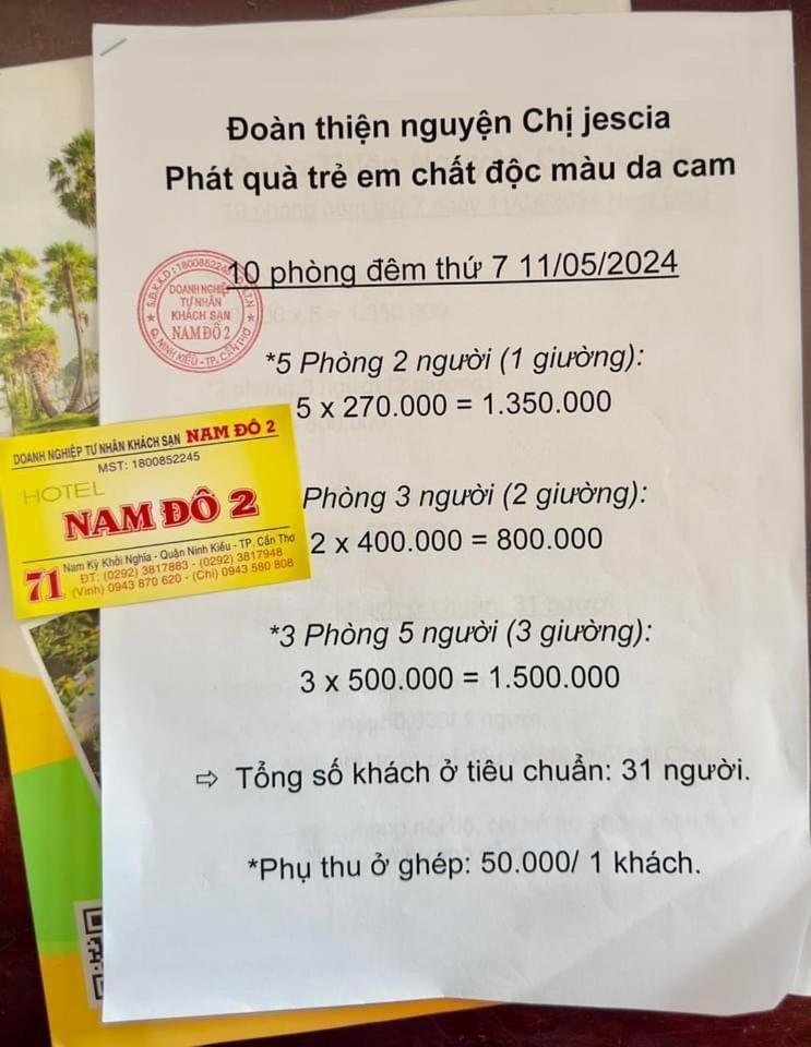 Hotel Khach San Nam Do 2 Can Tho Esterno foto